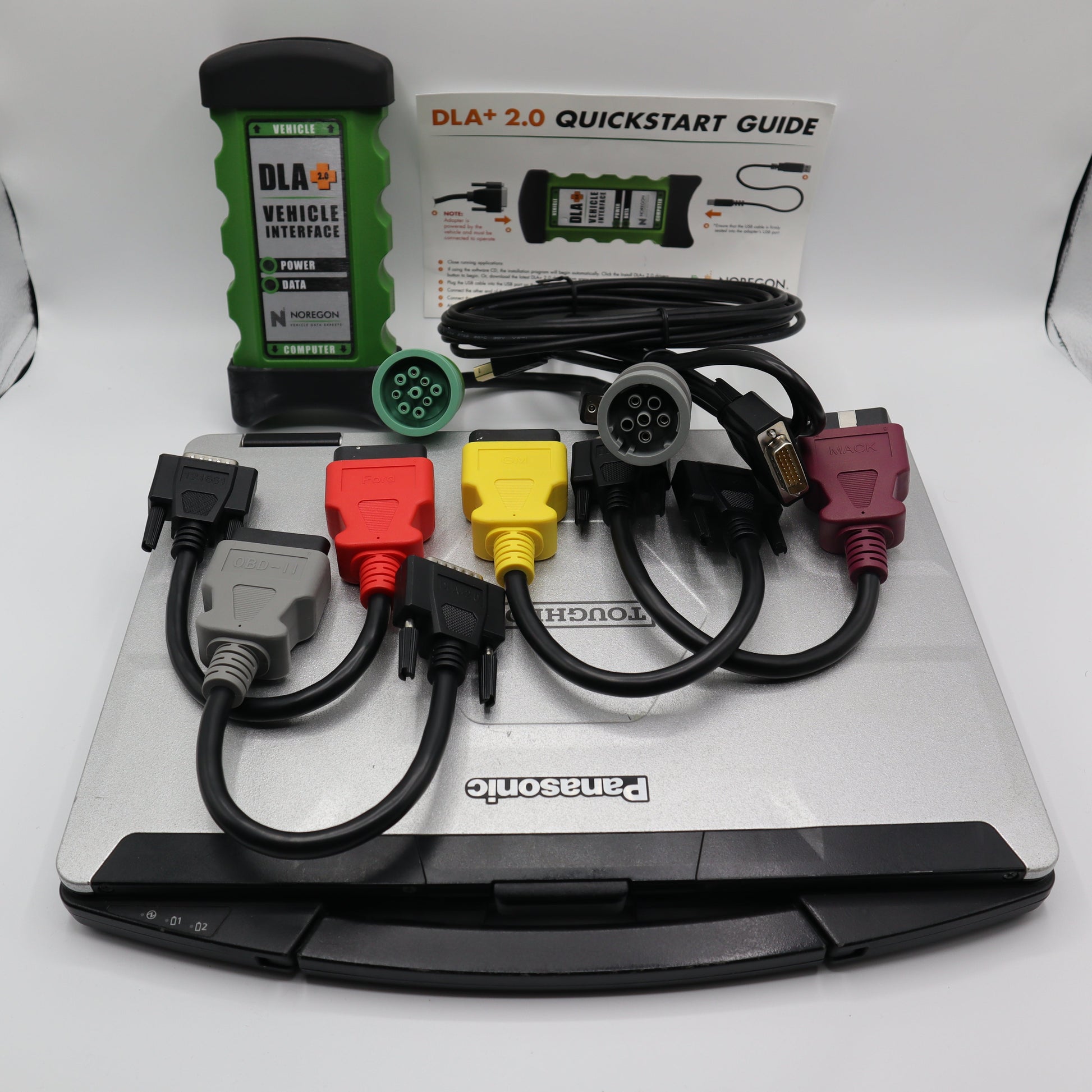 Diesel Diagnostic Toughbook Laptop Scanner Tool With Noregon DLA 2.0 deisel laptops
