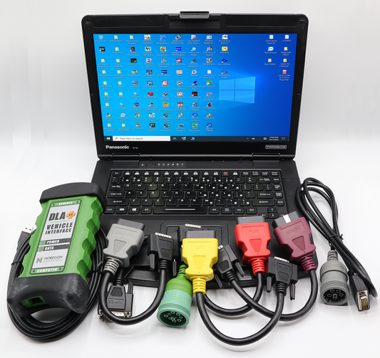 Diesel Diagnostic Toughbook Laptop Scanner Tool With Noregon DLA 2.0 deisel laptops