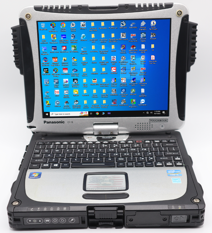Diesel diagnostic laptop scanner tuner cf19 Toughbook 2026 heavyDiagnostic.com
