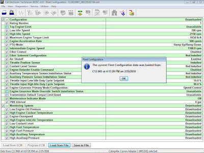 How to Copy ECM Configuration and Transfer to a New ECM Using CAT ET