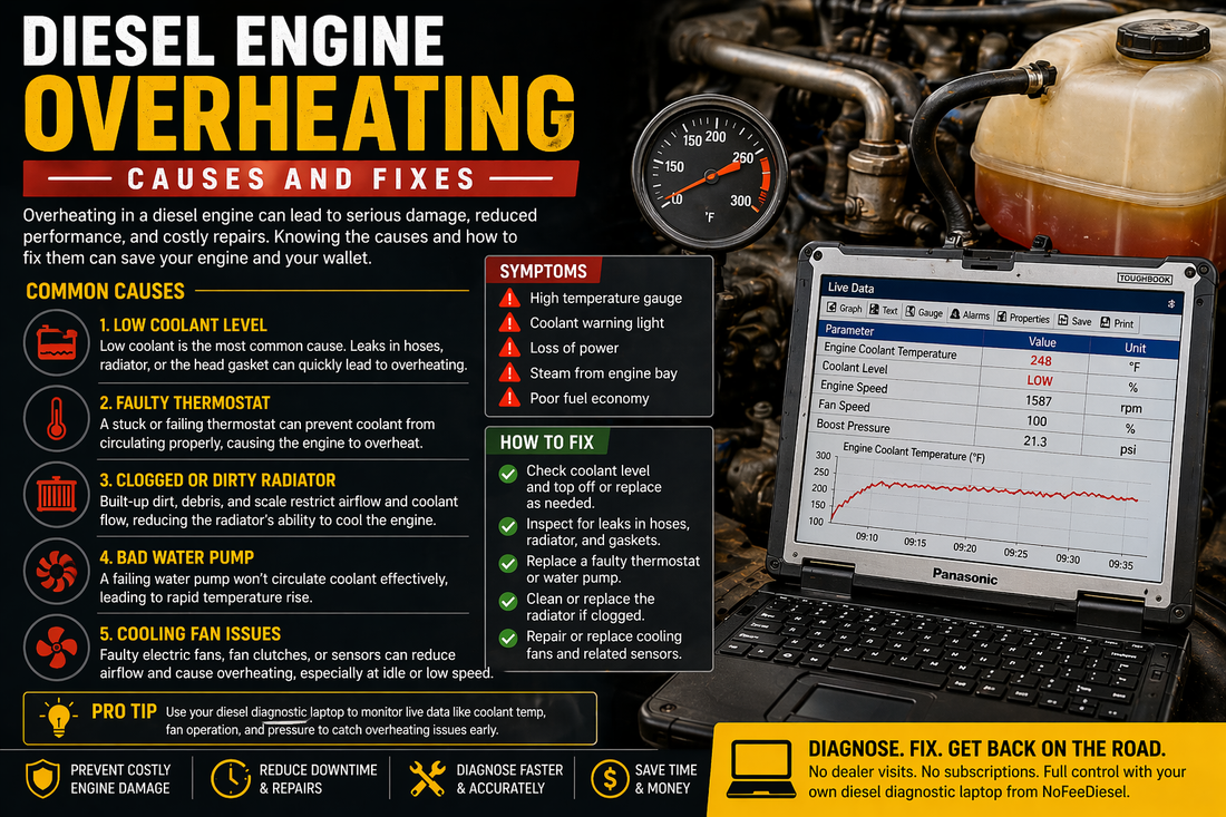 Diesel Engine Overheating – Causes and Fixes Heavy Diagnostic