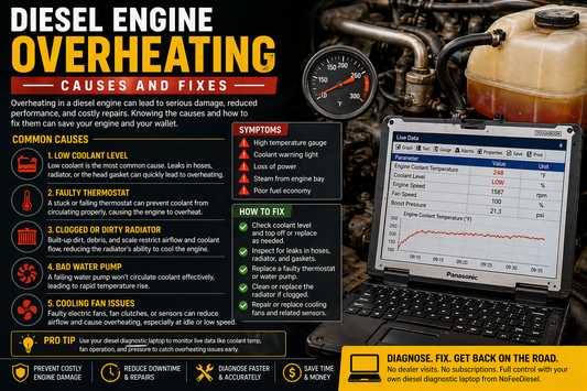 Diesel Engine Overheating – Causes and Fixes Heavy Diagnostic