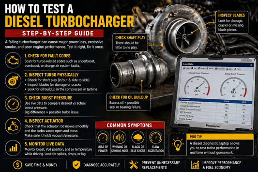 How to Test a Diesel Turbocharger Heavy Diagnostic