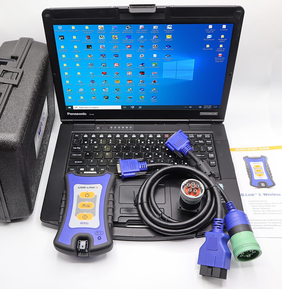 2025 Diesel Laptop Diagnostic Scanner CF-54 Toughbook Nexiq usb link 3 Kit