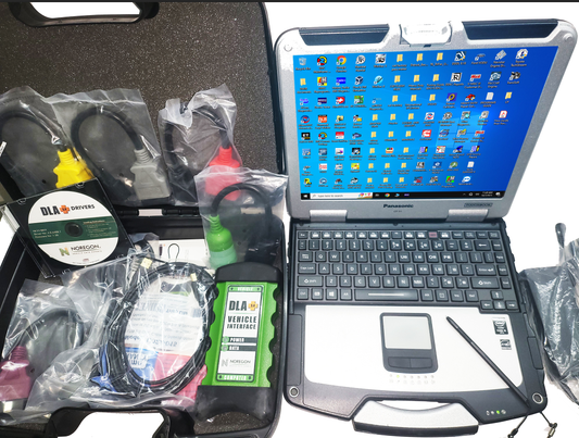 2023 Diesel Diagnostic Toughbook Laptop Scanner Tool - CF-31 i5 | 1TP SSD drive | WIN 10 | Genuine Noregon DLA 2.0