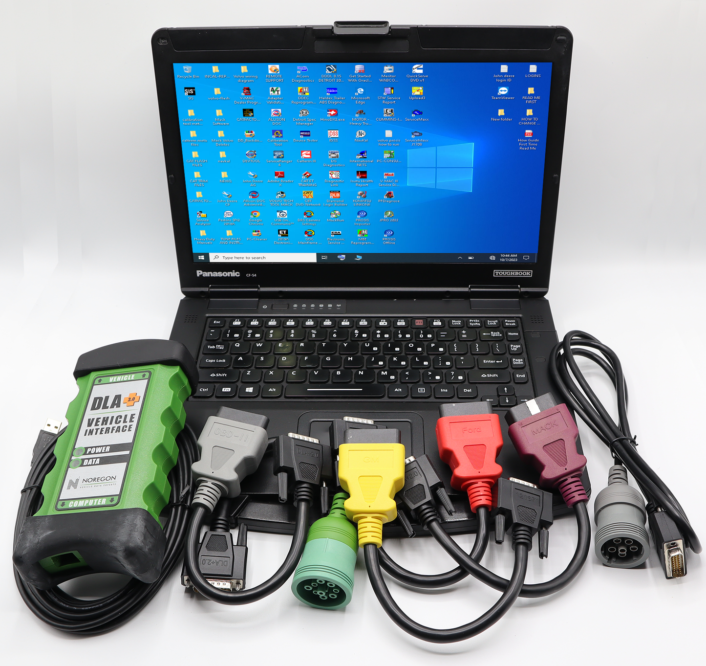 2023 Diesel Diagnostic Toughbook Laptop Scanner Tool - CF-54 i5 | 1TP SSD drive | WIN 10 | Genuine Noregon DLA 2.0