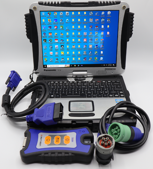 2023 Diesel Diagnostic Toughbook Laptop Scanner Tool Complete kit CF19