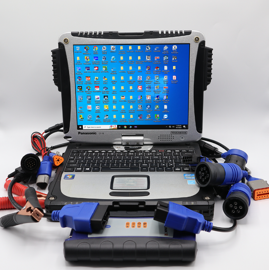 Diesel Diagnostic Toughbook Laptop Scanner Tool Complete kit CF19