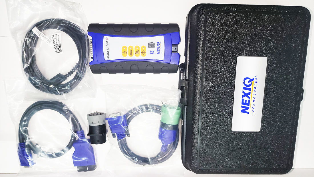 Genuine Nexiq USB Link 2 Interface Truck Adapter Includes 6 & 9 Y Cabl ...